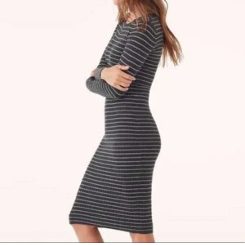Splendid Kinsley Striped Sweater Midi Dress Size Small